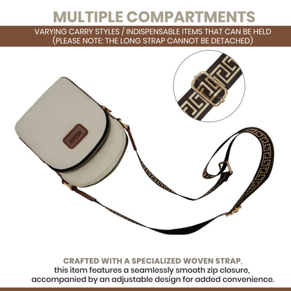 Sling Bag, Shoulder Sling Bag with Adjustable Strap