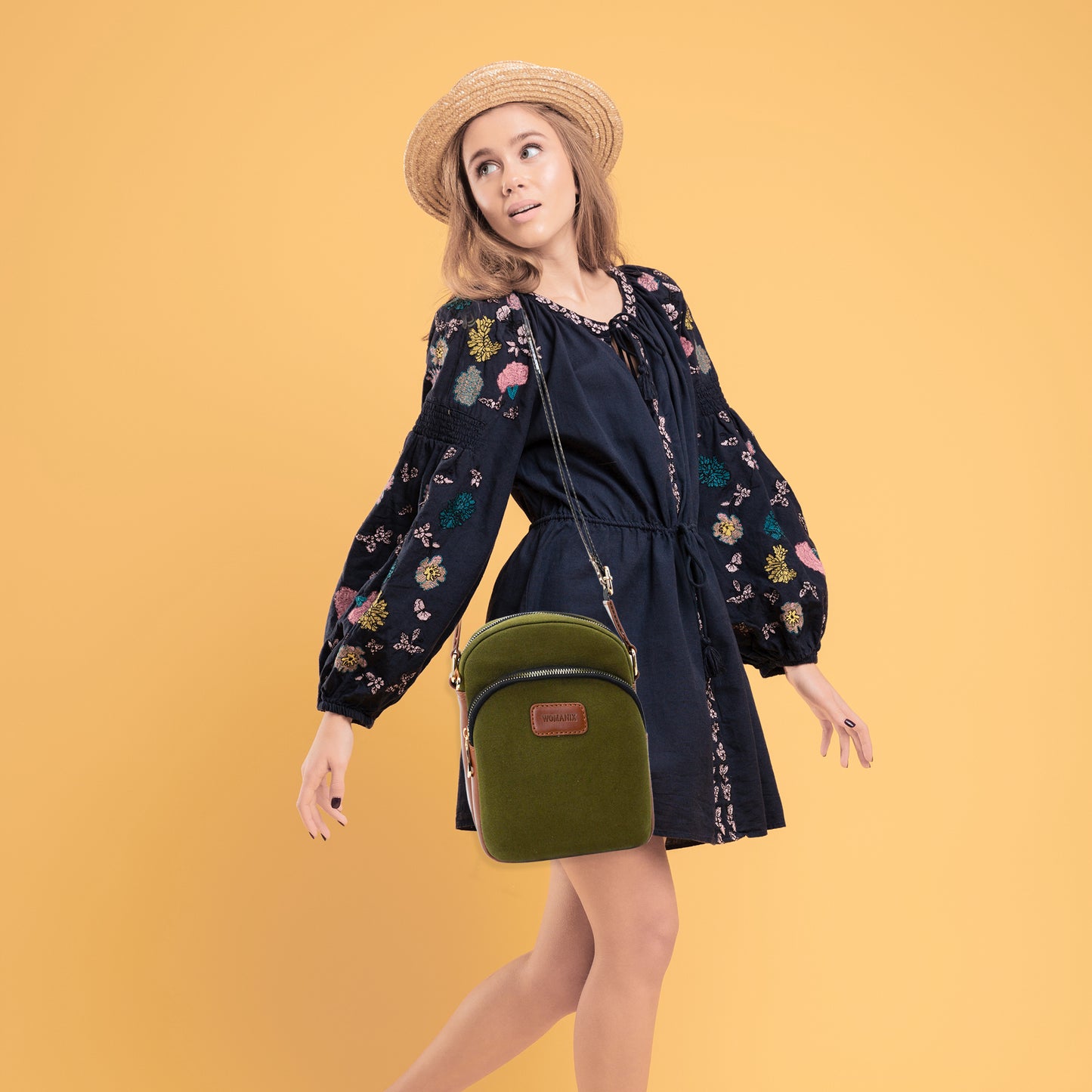Sling Bag, Shoulder Sling Bag with Adjustable Strap