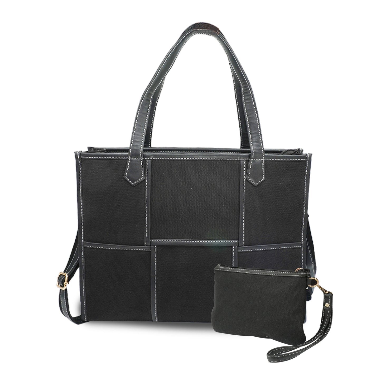 Women Canvas Laptop Tote Bag 14 inch Casual Briefcase Handbag