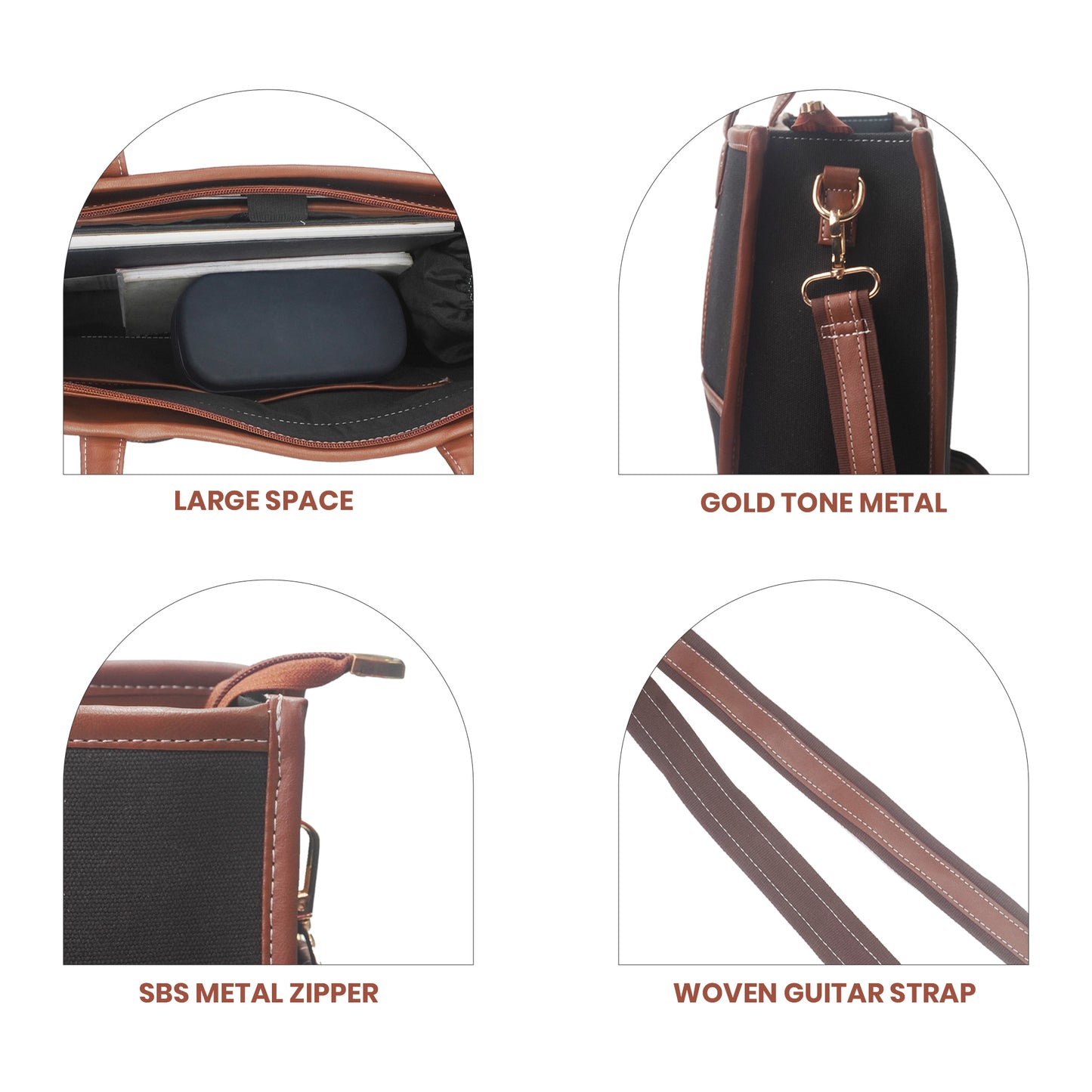 Women Canvas Laptop Tote Bag 14 inch Casual Briefcase Handbag