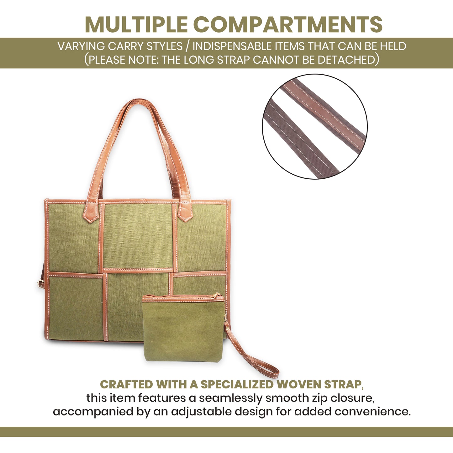 Women Canvas Laptop Tote Bag 14 inch Casual Briefcase Handbag