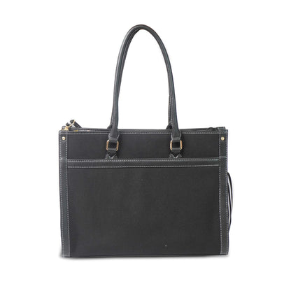 Women Canvas Laptop Tote Bag 14 inch Casual Briefcase Handbag