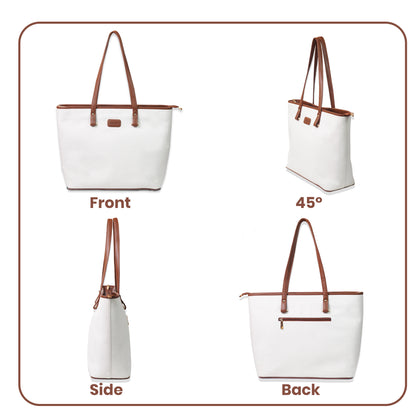 Womanix Canvas Laptop Tote Bag 14 inch Handbag