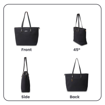 Womanix Canvas Laptop Tote Bag 14 inch Handbag