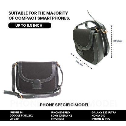 Womanix Canvas Sling Bag, Shoulder Bag with Adjustable Strap