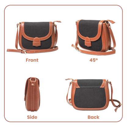 Womanix Canvas Sling Bag, Shoulder Bag with Adjustable Strap