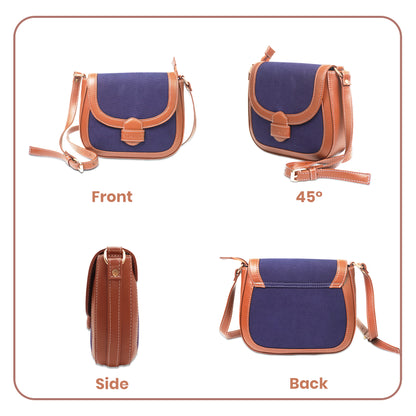 Womanix Canvas Sling Bag, Shoulder Bag with Adjustable Strap