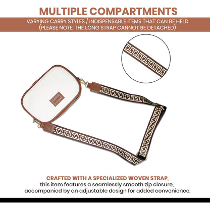 Womanix Canvas Sling Bag, Shoulder Sling Bag with Adjustable Strap