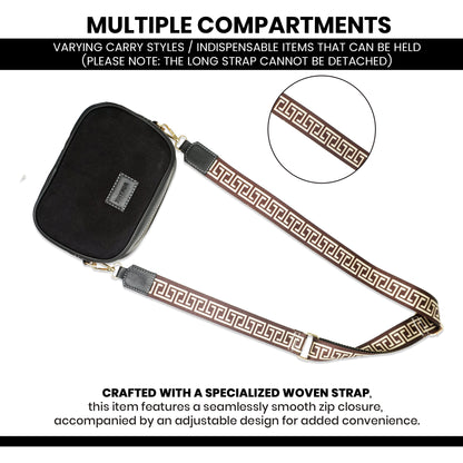Womanix Canvas Sling Bag, Shoulder Sling Bag with Adjustable Strap