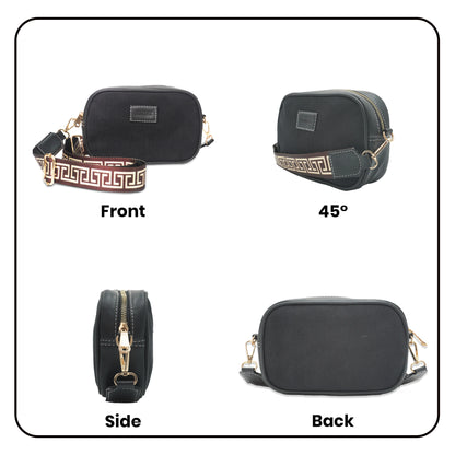 Womanix Canvas Sling Bag, Shoulder Sling Bag with Adjustable Strap