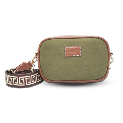 Womanix Canvas Sling Bag, Shoulder Sling Bag with Adjustable Strap