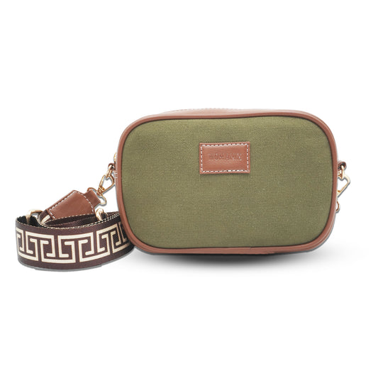 Womanix Canvas Sling Bag, Shoulder Sling Bag with Adjustable Strap